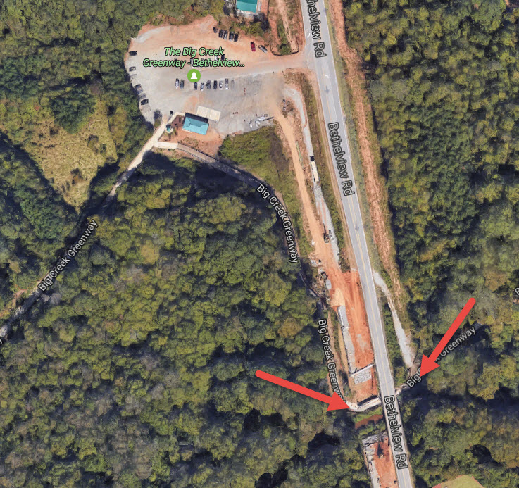 Forsyth Greenway Periodic Closures at Bethelview Road